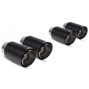 Scropion Quad 100mm Carbon Fibre Ascari Trim - Audi S3 - Ascari